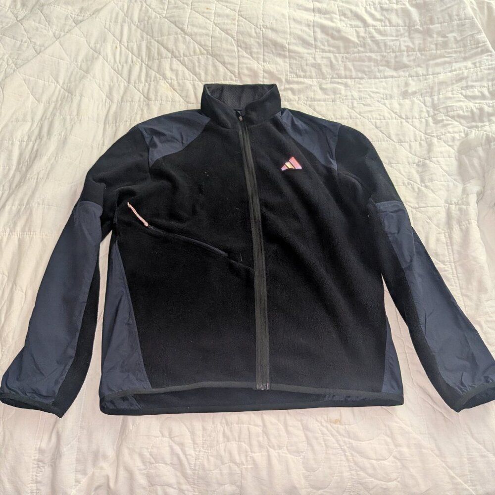 🏃‍➡️ Adidas Ultimate Running Conquer the Elements Jacket Men Fleece M EUC